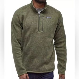 Patagonia Men's Better Sweater® 1/4-Zip Green Size Medum
